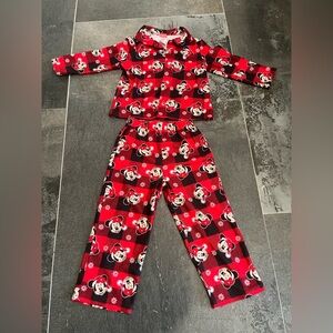 Minnie Mouse Christmas PJ Set